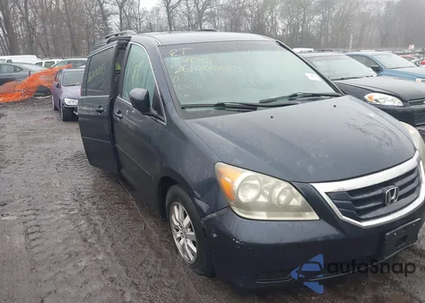 2008 Honda Odyssey Ex z USA, uszkodzony, nr VIN 5FNRL38428B032615